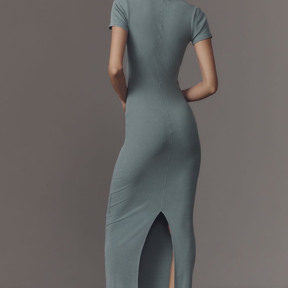 Good American Ribbed Tee Maxi Dress - Picture 4 of 4